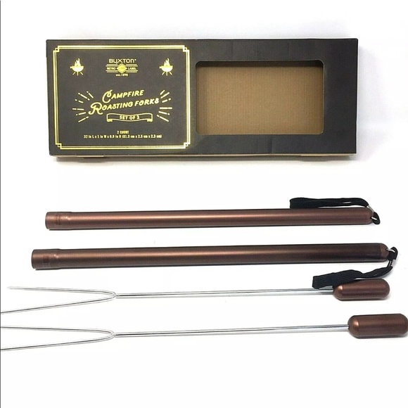 Buxton Aluminum alloy, Stainless Steel Fork Set